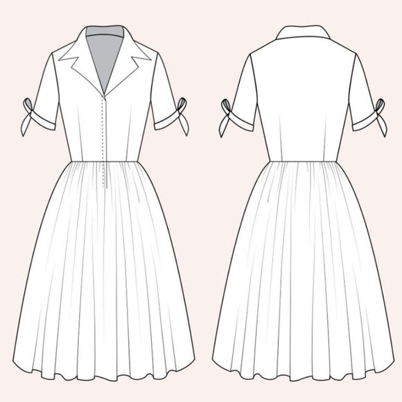 Light Blue Checkered Gingham Trudie Summer Dress - Picture 3 of 6